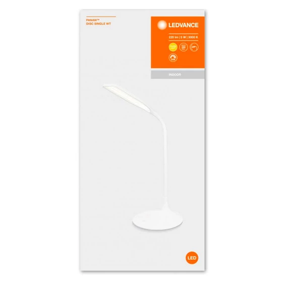 Лампа настольная с аккумулятором LEDVANCE PANAN Disc Single 5W 3000K белая - Фото №5