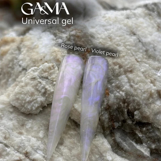 Гель для наращивания GA&MA Universal Rose Pearl limited 15 мл (7703017) - Фото №2