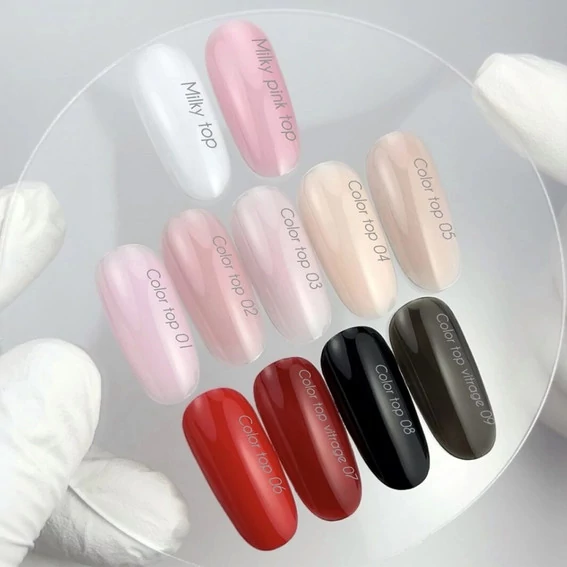 Топ NAILS OF THE DAY №08  без липкого слоя насыщенный чёрный 10 мл (НФ-00022014) - Фото №4