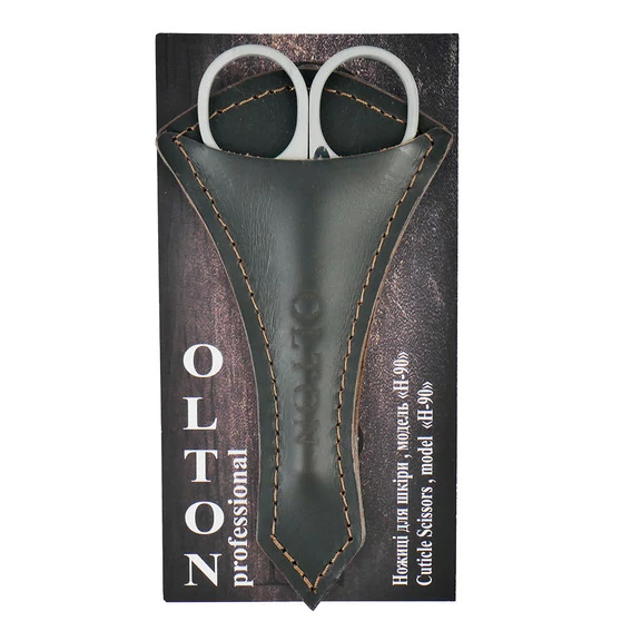 Ножницы Easy Line by OLTON для кутикулы модель matte 90 мм - Фото №2
