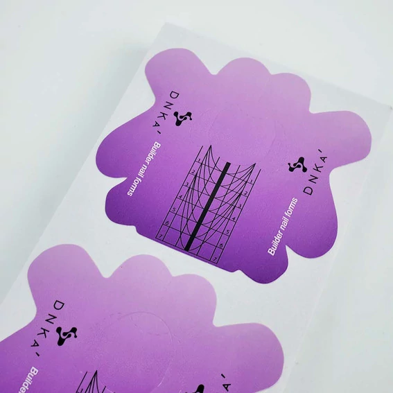Форма для наращивания DNKa Paper Builder nail forms Short 100 шт (PBS-100) - Фото №3