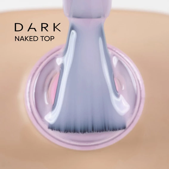Топ Dark Naked Top без липкого слоя, с UV фильтрами светло-розовый 10 мл (DNakedTop10) - Фото №2