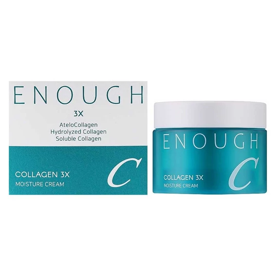 Крем Enough Collagen увлажняющий для лица с коллагеном 3X Moisture Cream 50г - Фото №2