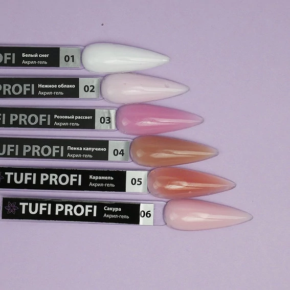 Акригель TUFI profi PREMIUM 02 Нежное Облако 15 г (0098909) - Фото №7