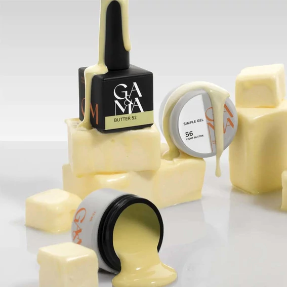 Гель для наращивания GA&MA Simple gel №056 Light Butter 15 мл (7703355) - Фото №3