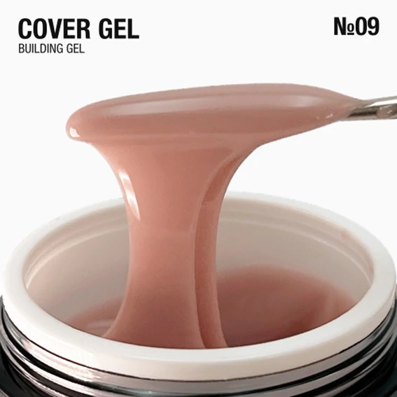Гель для наращивания Adore №09 бронзовый Cover Gel 30 мл (5906935707531) - Фото №2