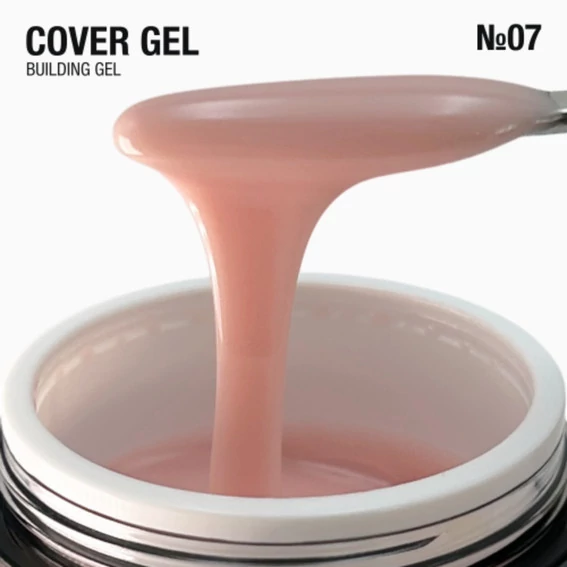 Гель для наращивания Adore №07 телесный Cover Gel 30 мл (5906935707517) - Фото №2