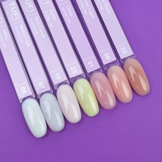 Гель для наращивания TUFI profi Builder Gel UV/LED 10 Pink Cloud 15ml (0324498) - Фото №3