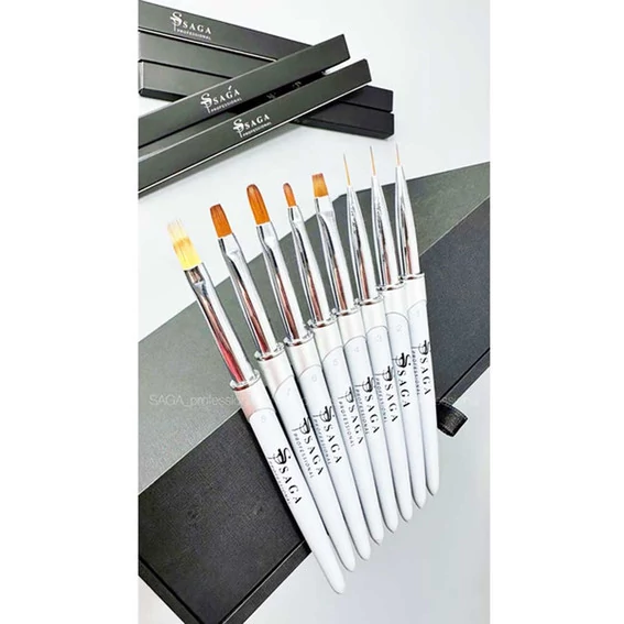 Кисть Saga Professional NEW №04 квадрат 7 мм - Фото №3