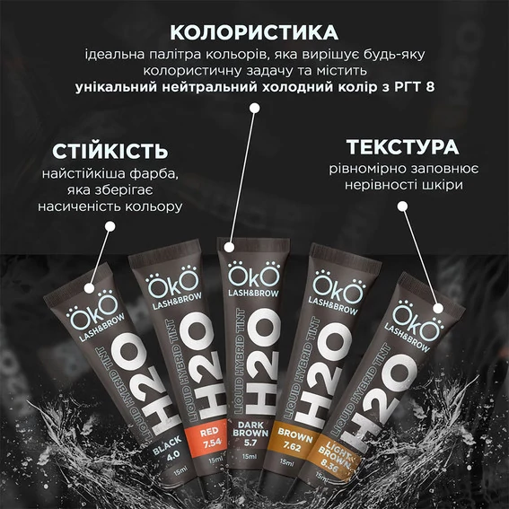 Набор краски ОКО TINT с окислителем ОКО Lash&Brow (TINT-KIT) - Фото №3