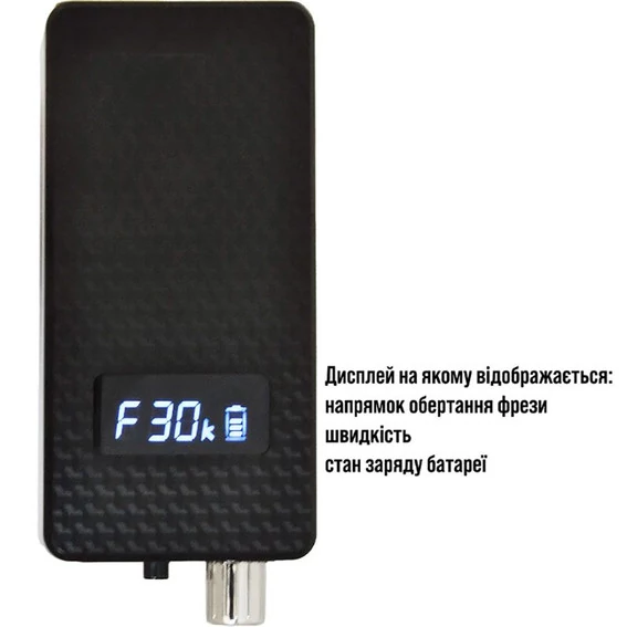 Аккумуляторный фрезер Renhe 1225 35 Вт 30 000 оборотов черный - Фото №3