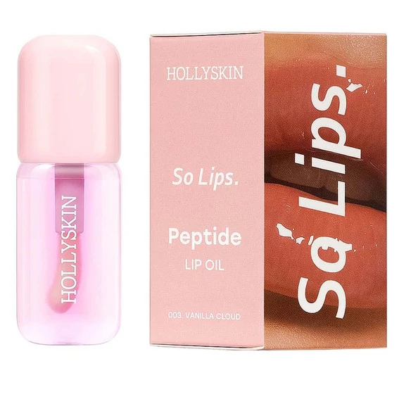 Увлажняющее масло для губ HOLLYSKIN So Lips Peptide Lip Oil 003 Vanilla Cloud (0433h) - Фото №2