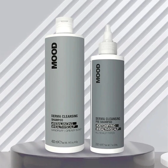 Шампунь для жирной кожи против перхоти Mood Derma Cleansing Shampoo 400 мл  (8050327689008) - Фото №2