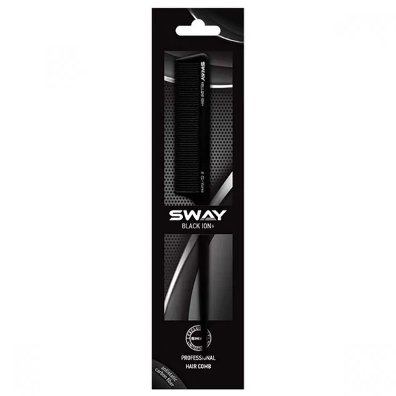 Парикмахерский гребешок Sway Black Ion+ 102 (131 102) - Фото №2