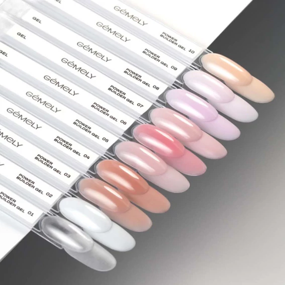 Гель для наращивания GEMELY Power Builder Gel №02 молочный 30 мл (7703545) - Фото №2