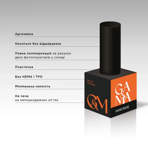 База GA&MA Nano Base HEMA & TPO free 15 мл (7703554) - Фото №3
