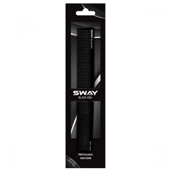 Комбинированный гребень Sway Black Ion+ 105 (131 105) - Фото №2