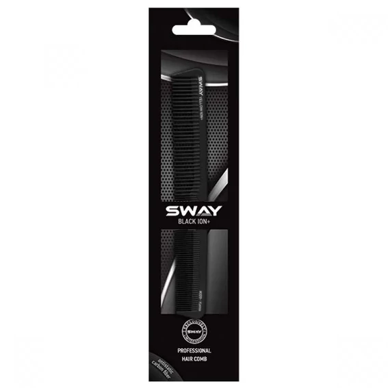 Малый комбинированный гребень Sway Black Ion+ 109 (131 109) - Фото №2