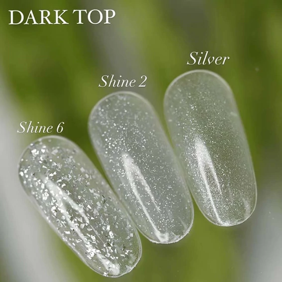 Топ Dark Silver серебристый 10 мл (DSilverTop10) - Фото №4