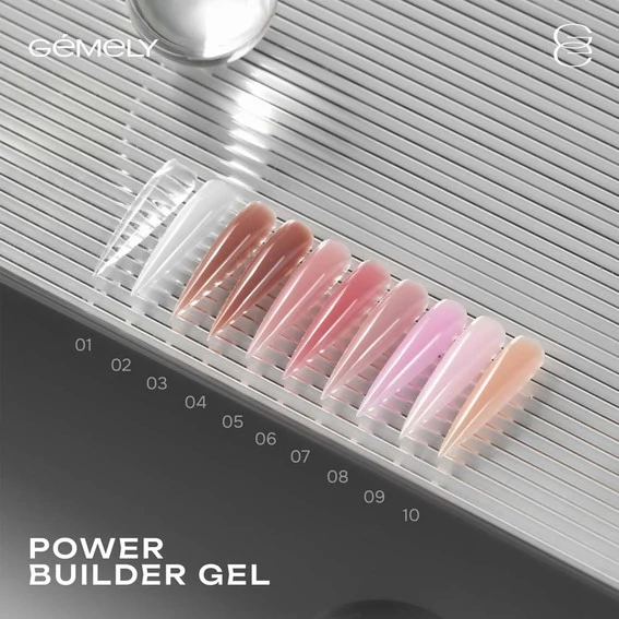 Гель для наращивания GEMELY Power Builder Gel №10 карамель 5 мл (7703566) - Фото №3