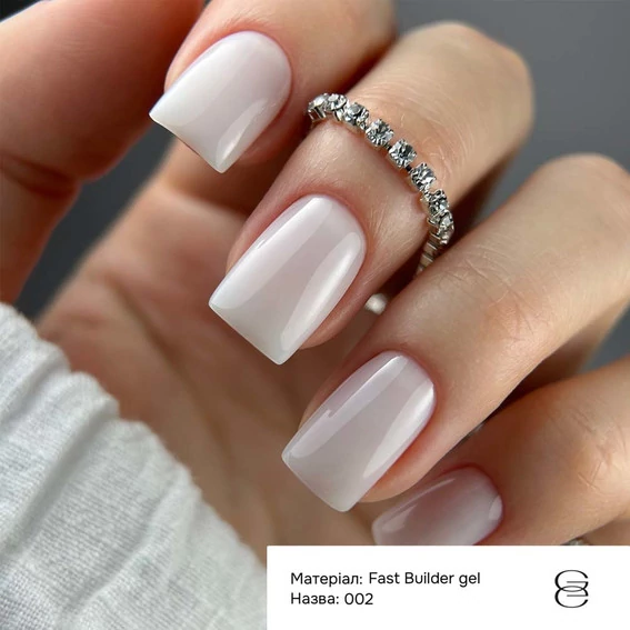 Гель для нарощення GEMELY Fast Builder  Gel №02 білий  15 мл (7704058) - Фото №2