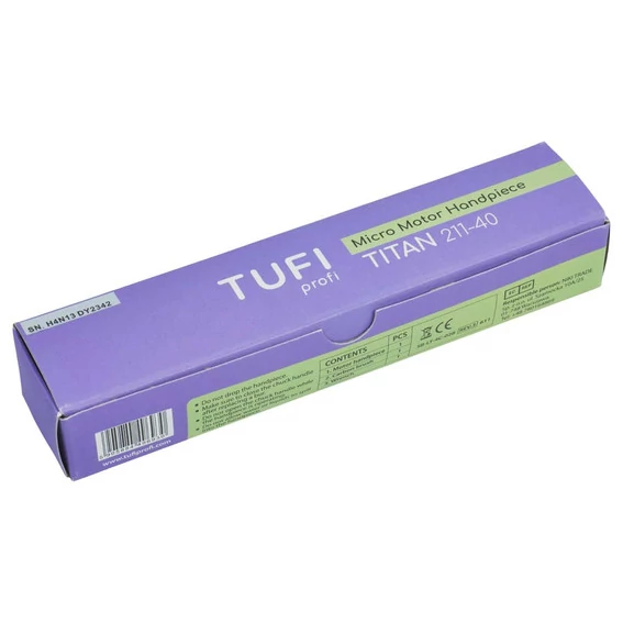 Змінна ручка для фрезера TUFI profi PREMIUM TITAN 211 40000 оборотів (0319996) - Фото №6