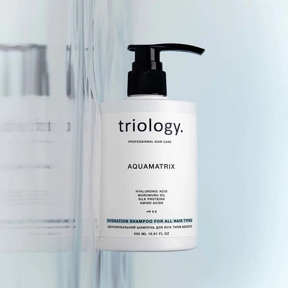 Шампунь Triology Aquamatrix Moisturizing Shampoo для увлажнения всех типов волос 500 мл (2321) - Фото №5
