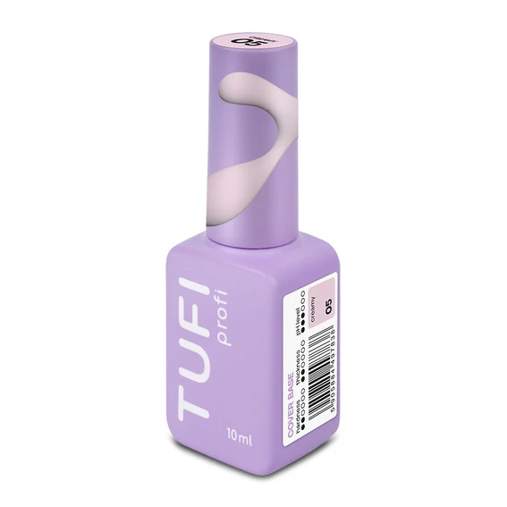 База камуфлирующая TUFI profi Cover Base 05 Creamy кремово розовая 10 мл (0326524) - Фото №8