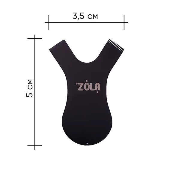Аплікатор-гребінець ZOLA металевий – Чорний Comb Applicator (05736) - Фото №2