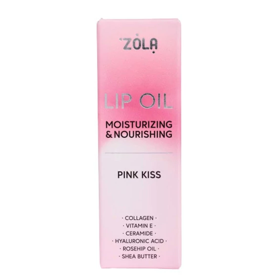 ZOLA Олія для губ Pink Kiss напівпрозора яскраво-рожева 7 мл (05779) - Фото №2