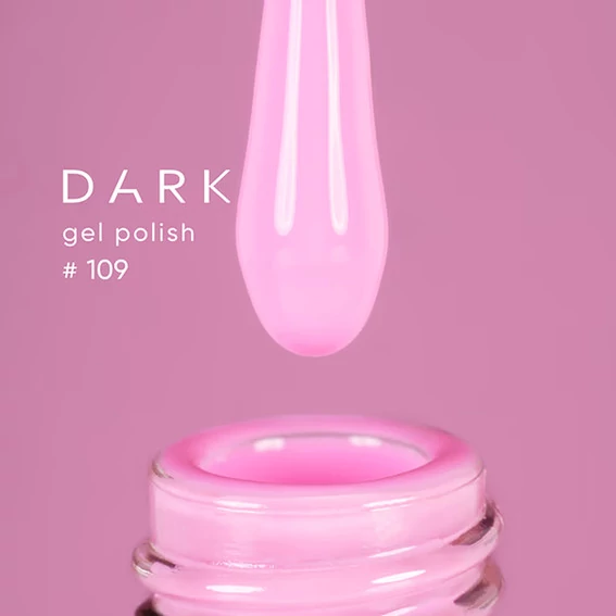 Гель-лак Dark №109 світло-рожевий 10 мл (DGP10910) - Фото №2