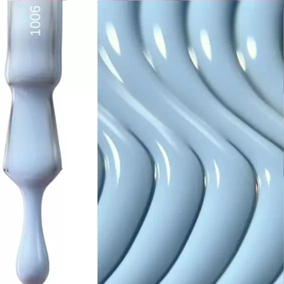Гель-лак MOON FULL Color Gel Polish №CG1006 голубой 9 мл (5905123028120) - Фото №5