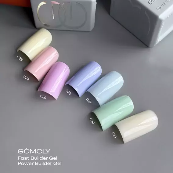 Гель для нарощування GEMELY Fast  Builder Gel №029 айворі 30 мл (7704467) - Фото №3