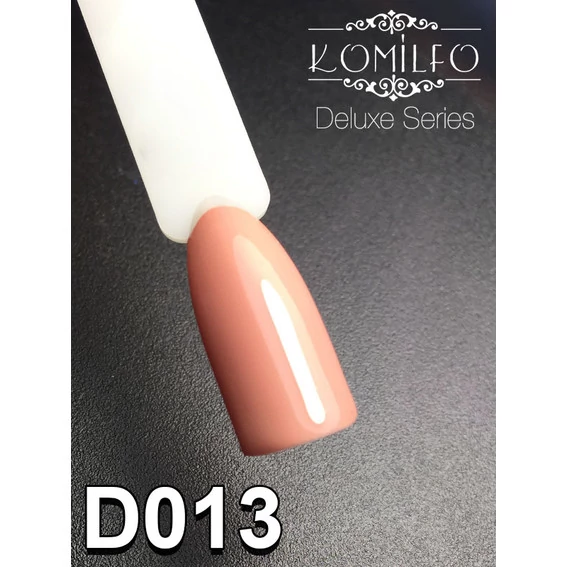 Гель-лак KOMILFO Deluxe Series №D013 бежево-карамельный 8 мл (111013) - Фото №2