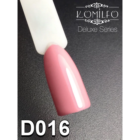 Гель-лак KOMILFO Deluxe Series №D016 розовый щербет 8 мл (111016) - Фото №2