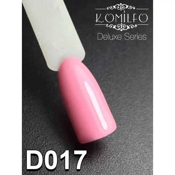 Гель-лак KOMILFO Deluxe Series №D017 чуть лиловато-розовый 8 мл (111017) - Фото №2