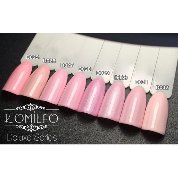 Гель-лак KOMILFO Deluxe Series №D027 лилово-розовый 8 мл (111027) - Фото №3