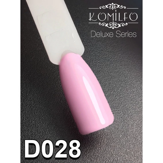 Гель-лак KOMILFO Deluxe Series №D028  розово-лиловый 8 мл (1110028) - Фото №2