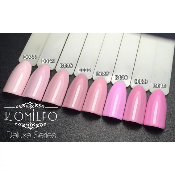 Гель-лак KOMILFO Deluxe Series №D033  лилово-розовый 8 мл (111033) - Фото №3