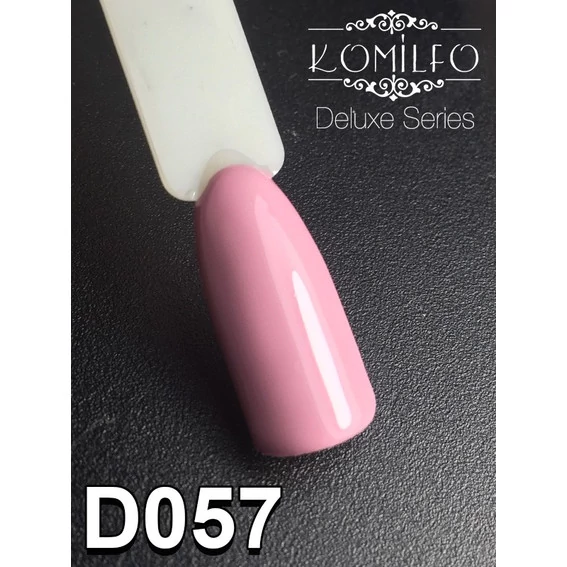 Гель-лак KOMILFO Deluxe Series №D057  розово-лиловый 8 мл (111057) - Фото №2