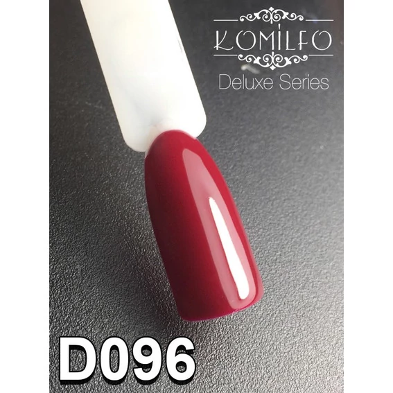 Гель-лак KOMILFO Deluxe Series №D096 бордовая марсала 8 мл (111096) - Фото №2