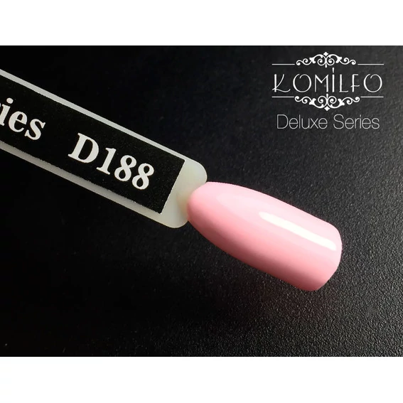 Гель-лак KOMILFO Deluxe Series №D188 светлый розовато-лиловый 8 мл  (111188) - Фото №2