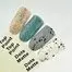 Топ NAILAPEX Dots Matte Top Gel прозрачный матовый без липкого слоя с черной крошкой 15 мл (1513) - Фото №3
