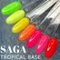 Цветная база SAGA Professional Tropical Base №04 неоновый оранжевый 9 мл (2000994293404) - Фото №4