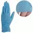 Перчатки Medicom SafeTouch Slim Blue голубые нитриловые без талька (4,2 г) размер S 100 шт (1175-B) (0104304) - Фото №1