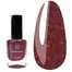 Лак для ногтей DB Cosmetic Prof Line бордовый с шиммером 10 мл (00195) - Фото №1