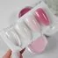 Жидкий моделирующий гель NAILAPEX Emulsion №03 нежный молочно-розовый с золотисто-розовым микроблеском 30 г (EM03) - Фото №3