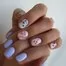 Декор для ногтей в баночке NAILS WORLD сухоцветы,белый - Фото №2