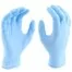 Перчатки Medicom SafeTouch Advanced Slim Blue синие нитриловые без талька (3,5 г) размер S 100 шт (1175P-B) (8720249903802) (0304585) - Фото №2