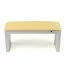 Подлокотник ECOSTAND Wood бежевый на белых ножках 320х160х110 мм - Фото №3